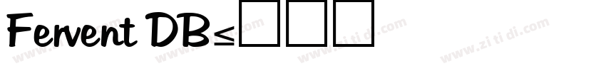 Fervent DB字体转换